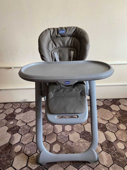 Chicco Стульчик для кормления Polly Magic Relax Graphite серый