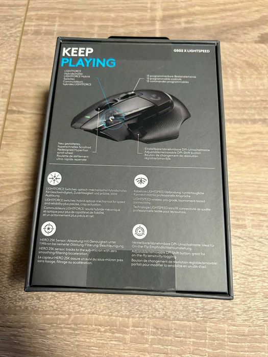 Нова мишка Logitech G502 X LightSpeed