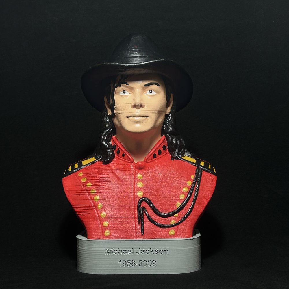 Bust 3D Michael Jackson