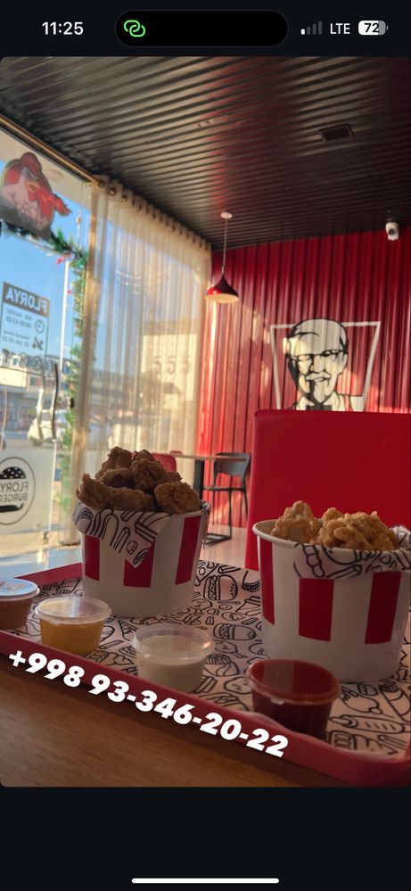 FLORYA KFC таййор Бизнес бренд повар и Бизнесменлар учун яхши имконят