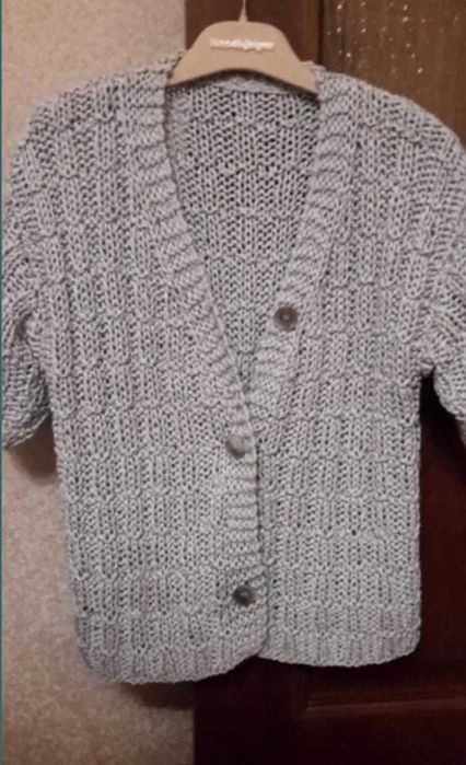 Ручная вязка Атласная кофточка