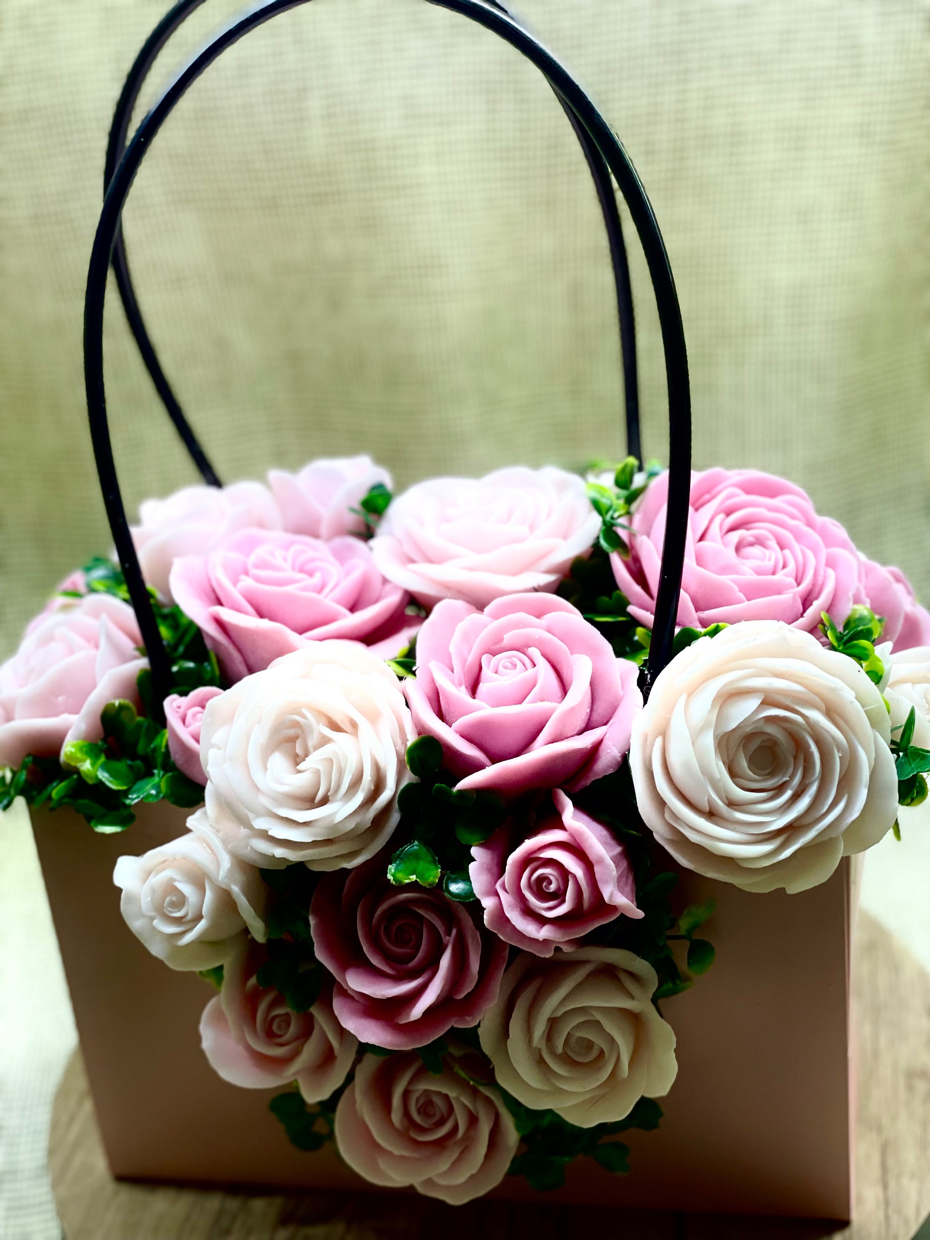Букет мыльных цветов - Розы.