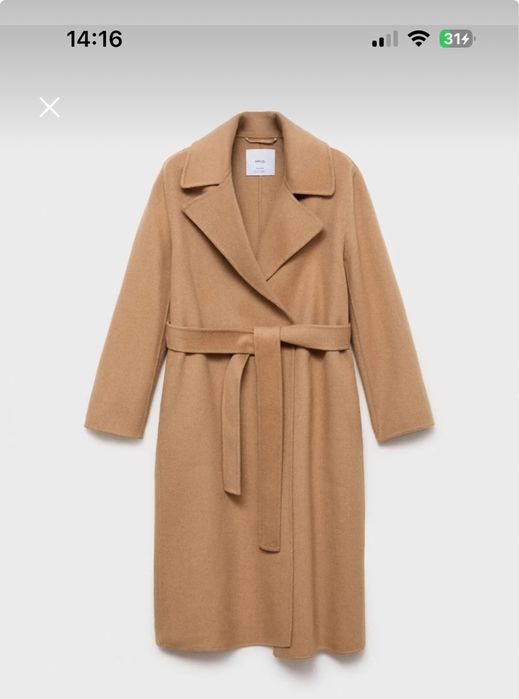 Palton lana Mango NOU