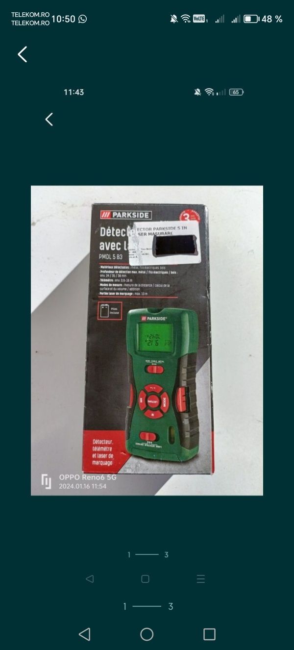 Detector 5in1 parkside