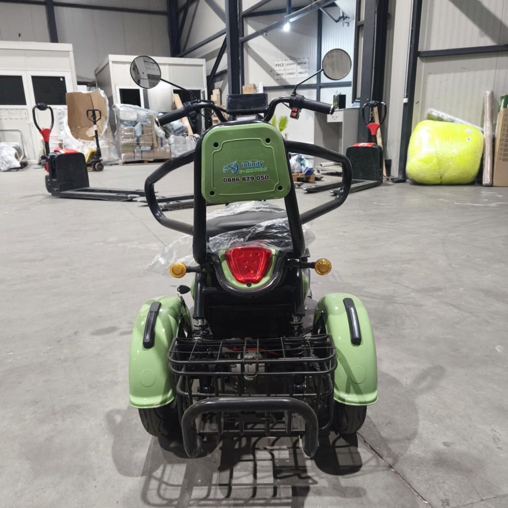 Електрическа триколка Pudding 1800W с транспортни дефекти