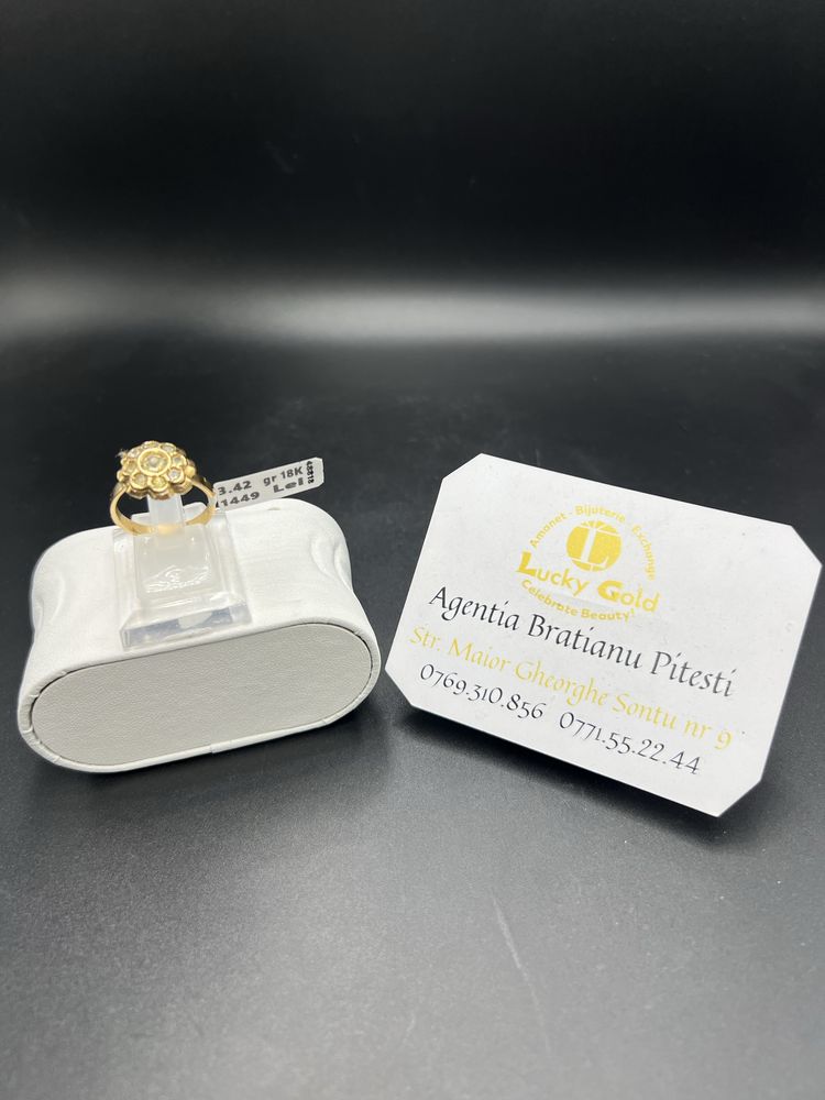 Inel Aur 18k 3.42gr marimea 15 cod produs 17366