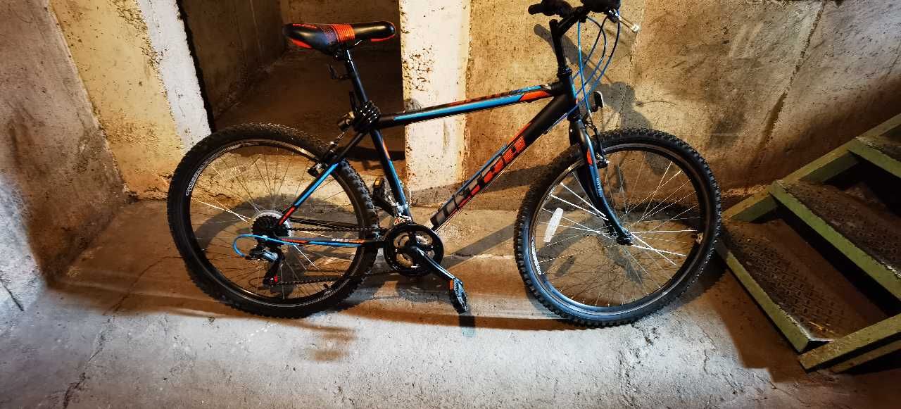 Bicicleta MTB 26" Ultra Storm, Matt Black, 440mm