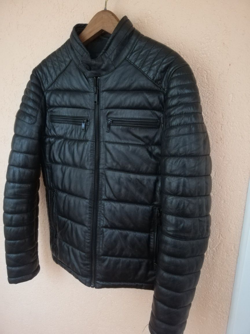 Geaca piele bărbati Zara Man S