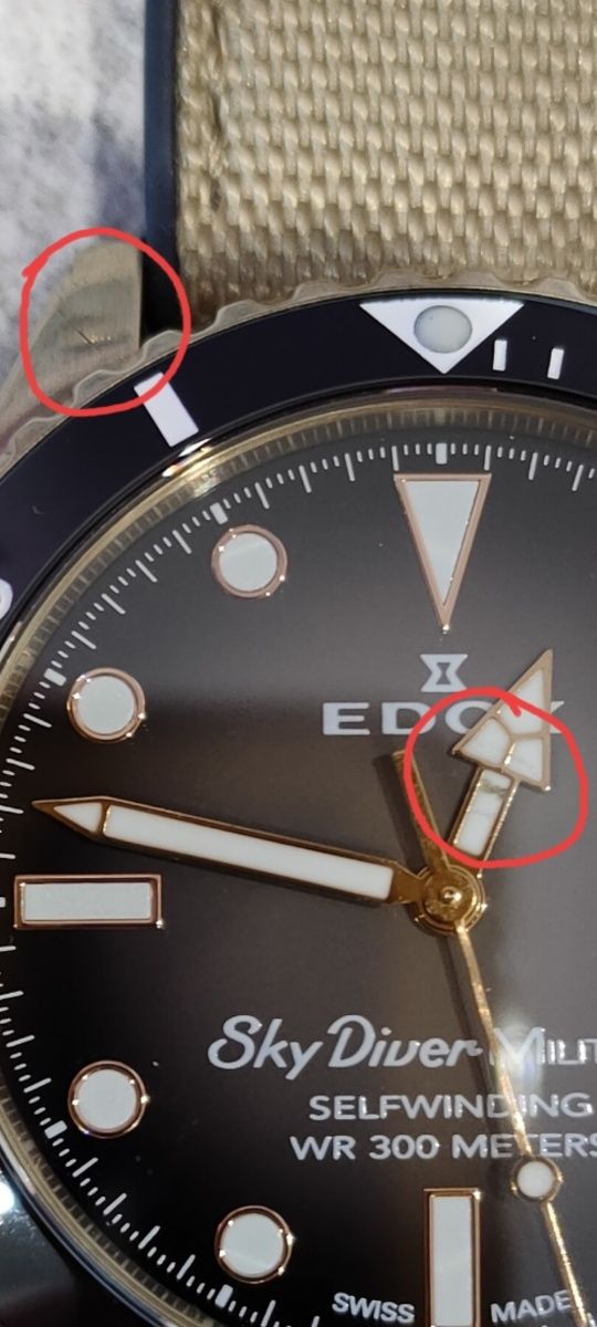 Edox SkyDiver Military Bronze Limited Edition