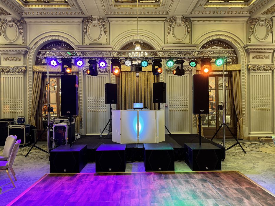 Inchiriere sistem sonorizare , schela lumini  & ecran led