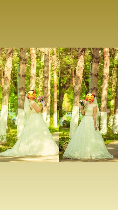 Кружевное свадьебное платье