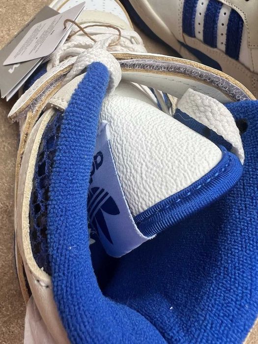 ADIDAS FORUM 84 HIGH HI - WHITE / BLUE / GOLD - FZ6300 чисто нови 44