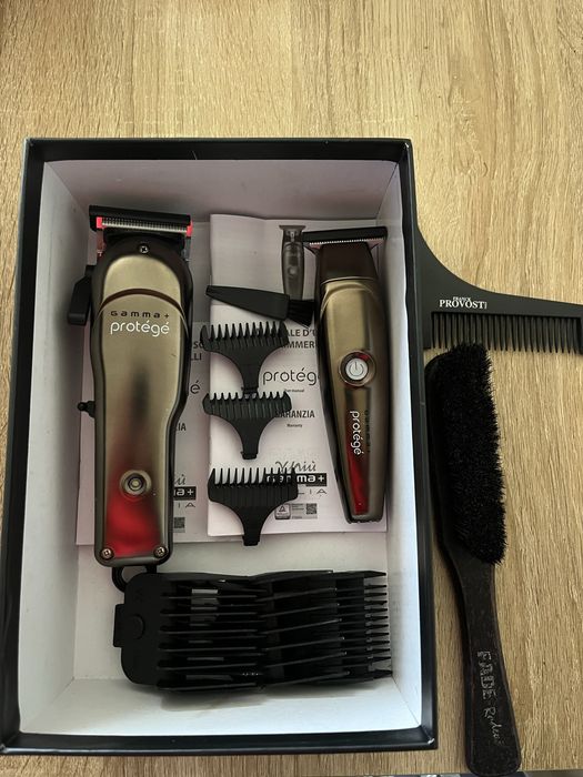 Комплект машинка и тример за подстригване Gamma Protege Combo Pack