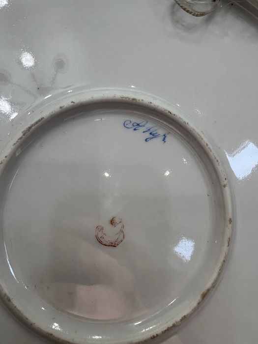 Тарелка авторская ссср . Живопись