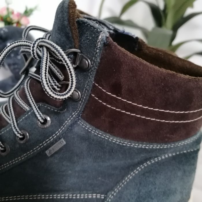 Ghete bărbați Superfit Gore-Tex, piele naturală și blănite la interior