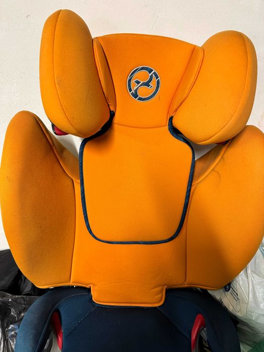 Столче за кола Cybex Solution S-fix Tropical Blue Navy, 15-36 кг