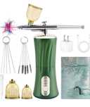Daakro 2024 Wireless Airbrush Set 30PSI ръчен безжичен грим,нокти,лице