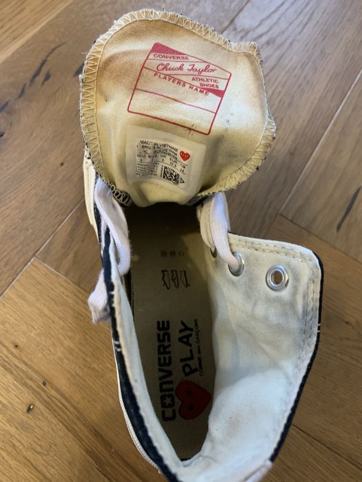 Кецове Converse Chuck 70 High x Comme des Garçons PLAY