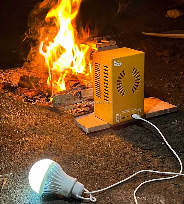 Генератор на ток  , зарядно . Преобразува топлина в ток !