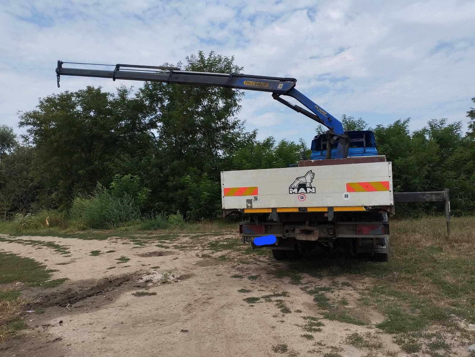 MAN TGM 15.290 cu macara