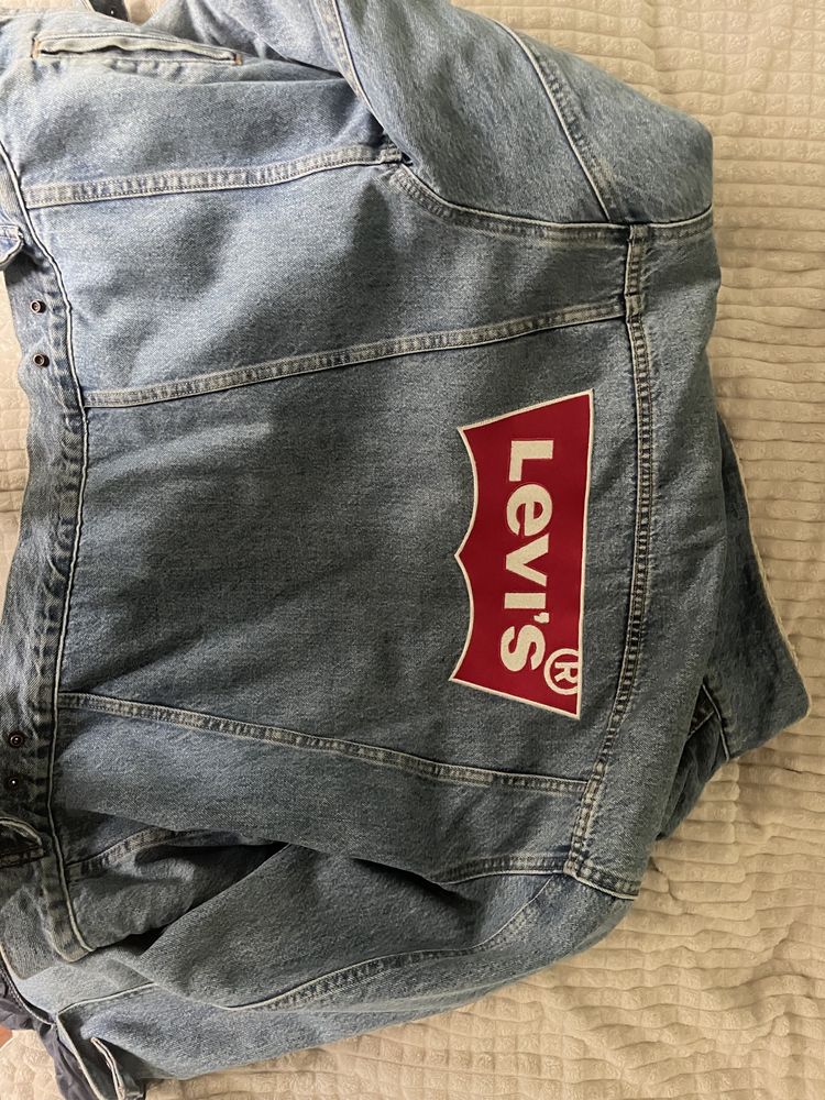 Levi‘s unisex sherpa jacket/ яке шерпа от деним с подплата от еко пух