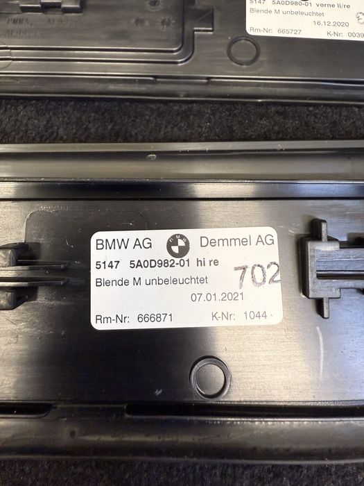 Ornament prag M BMW G32 seria 6