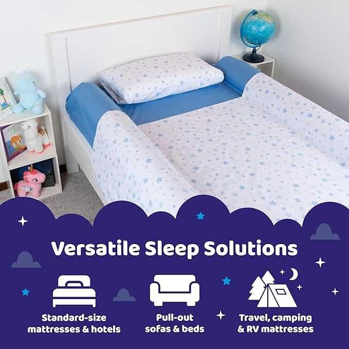 Set 2 protectii pat gonflabile (122 cm lungime)