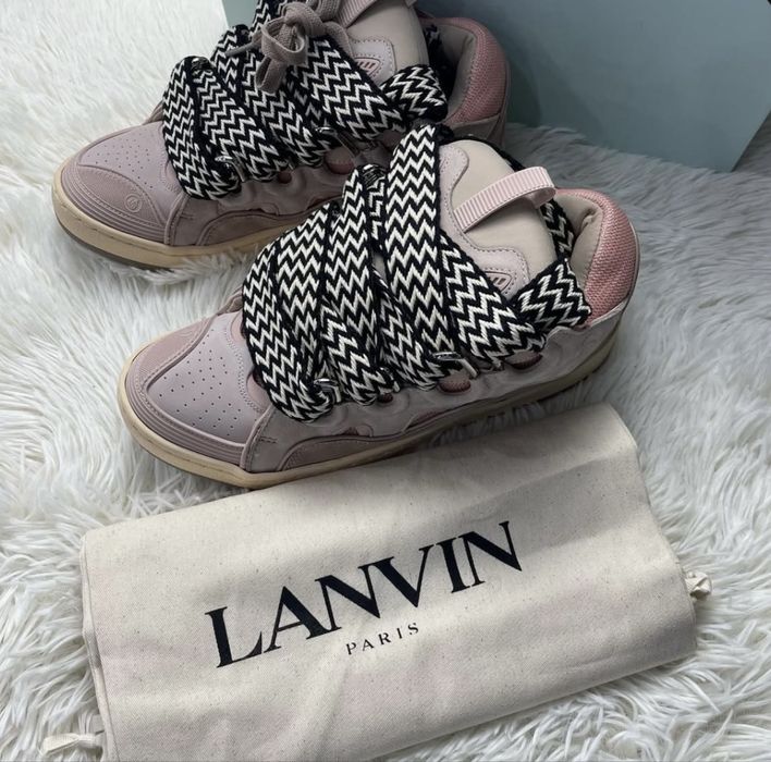adidasi sneakers lanvin curb pink