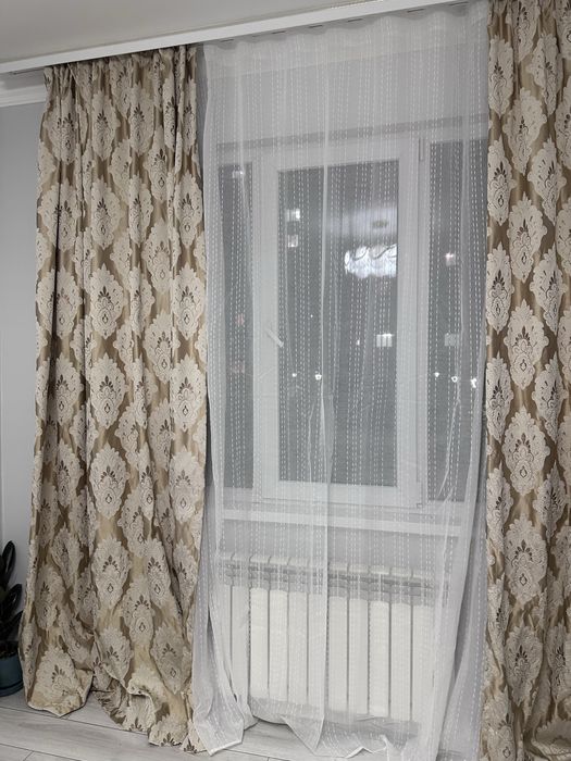 Штора портьерная б/у