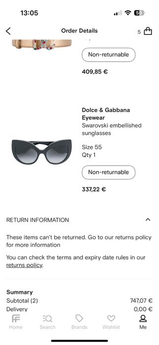 Dolce Gabbana оригинални очило