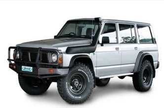 Snorkel Nissan Patrol Y60 anii1988-1997 cu logo Patrol 3,5 inch