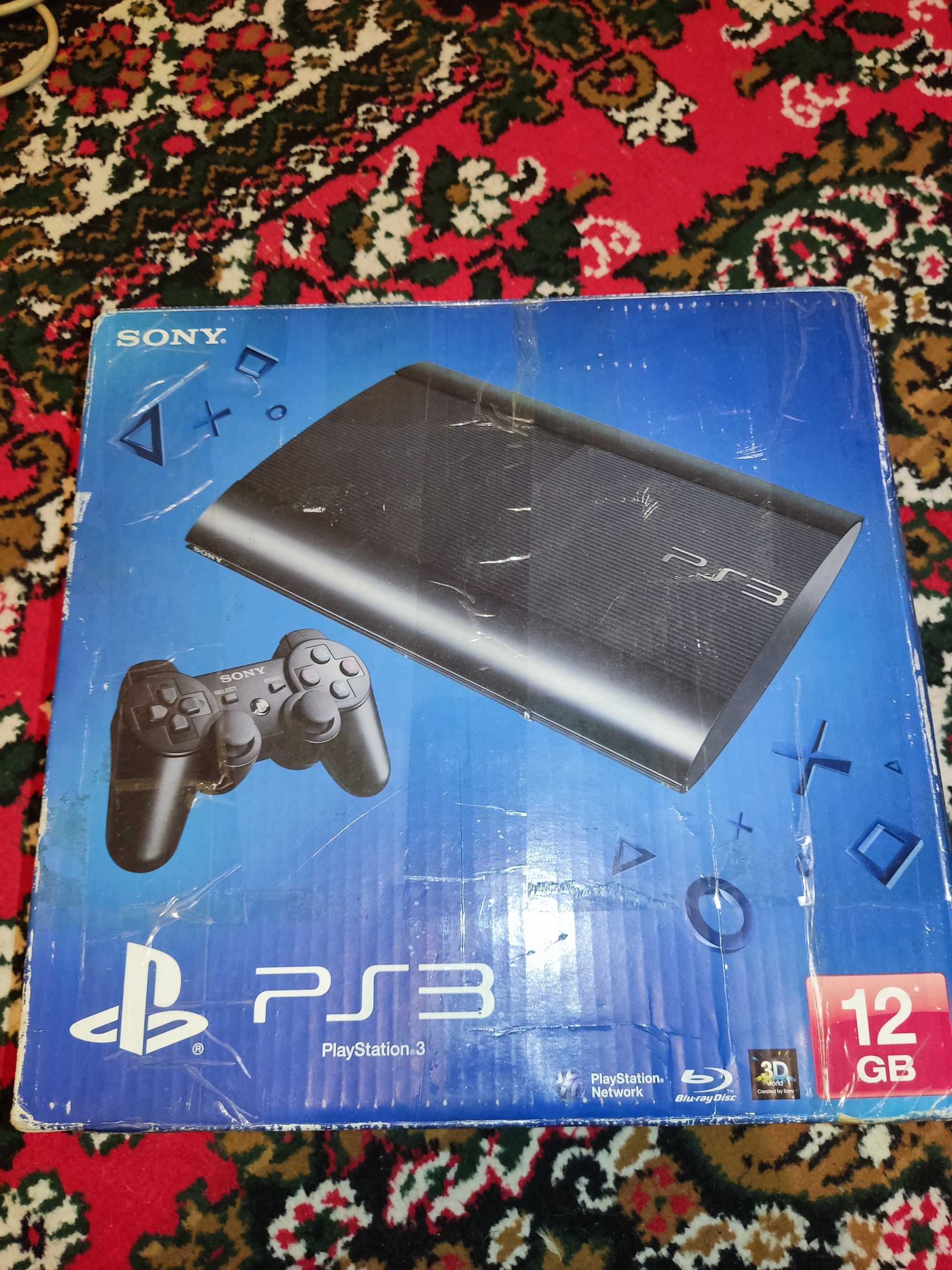 PS 3 SUPER slim 500gb 1 ml 600  ga bervoraman real olsela