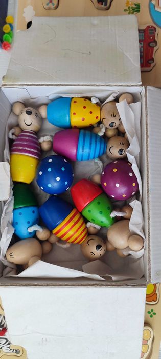 Детски пъзели Goki ,пожарна станция,влакче,мами и деца и др.