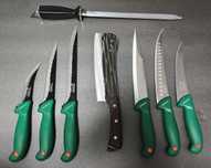 SET Cutite Macelarie 8 piese Germany Green