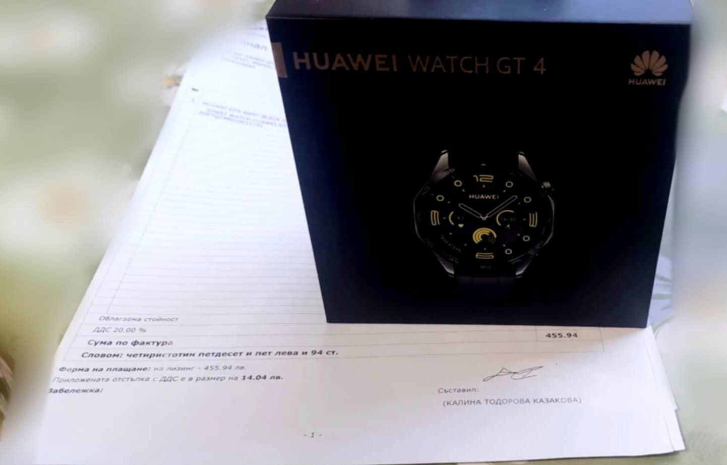 Смарт часовник Huawei GT 4