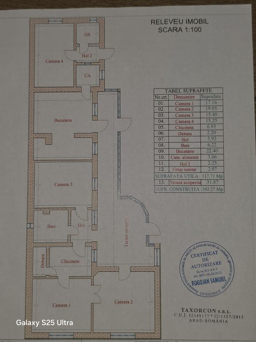 Vând casă în Pârneava, str. Oituz, teren 953 mp