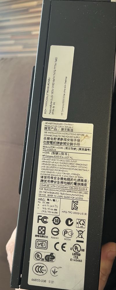HP Compaq 8200 Elite Ultra-slim
