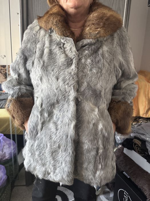 Blana naturala de iepure L-XL