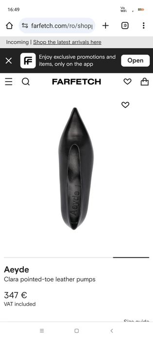 Ocazie!Pantofi de dama marca Aeyde