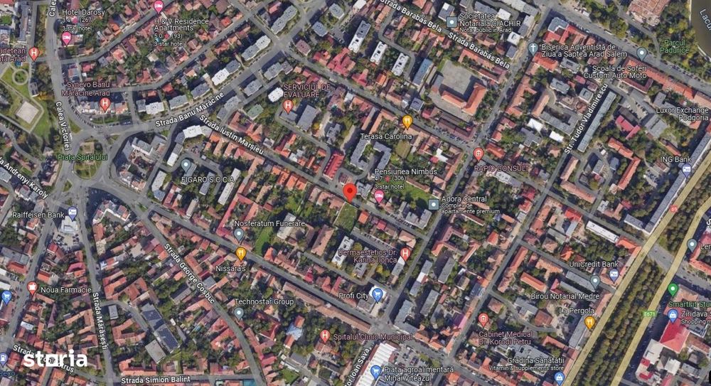 De vanzare teren 1.280 Mp in Arad, zona centrala - Iustin Marsieu