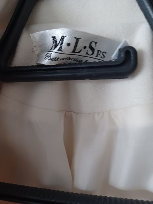 Палто дълго бяло