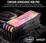 Memorie Corsair RGB Pro 32GB (4x8) DDR4 3200MHz CL16 ca noua