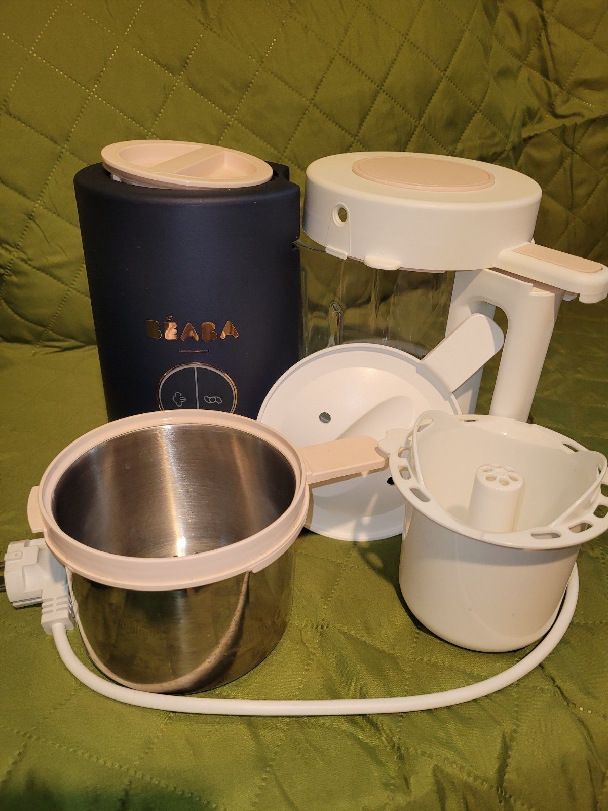 Уред 4in1 за приготвяне на бебешка храна Beaba Babycook Neo Night Blue