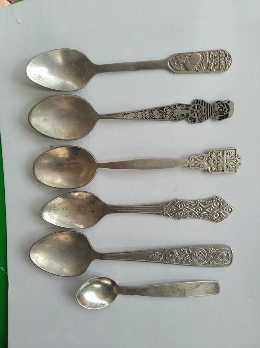 Ложки и лопатка мельхиоровые