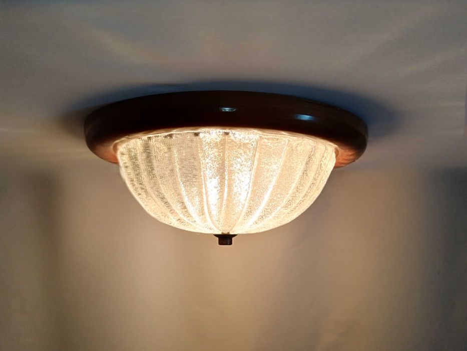 Plafoniera (1 din 2) Barovier i Toso, Murano, Art Deco, vintage