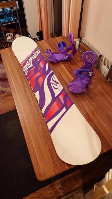 Placa Snowboard Volkl Shine 152cm cu legaturi Ride M