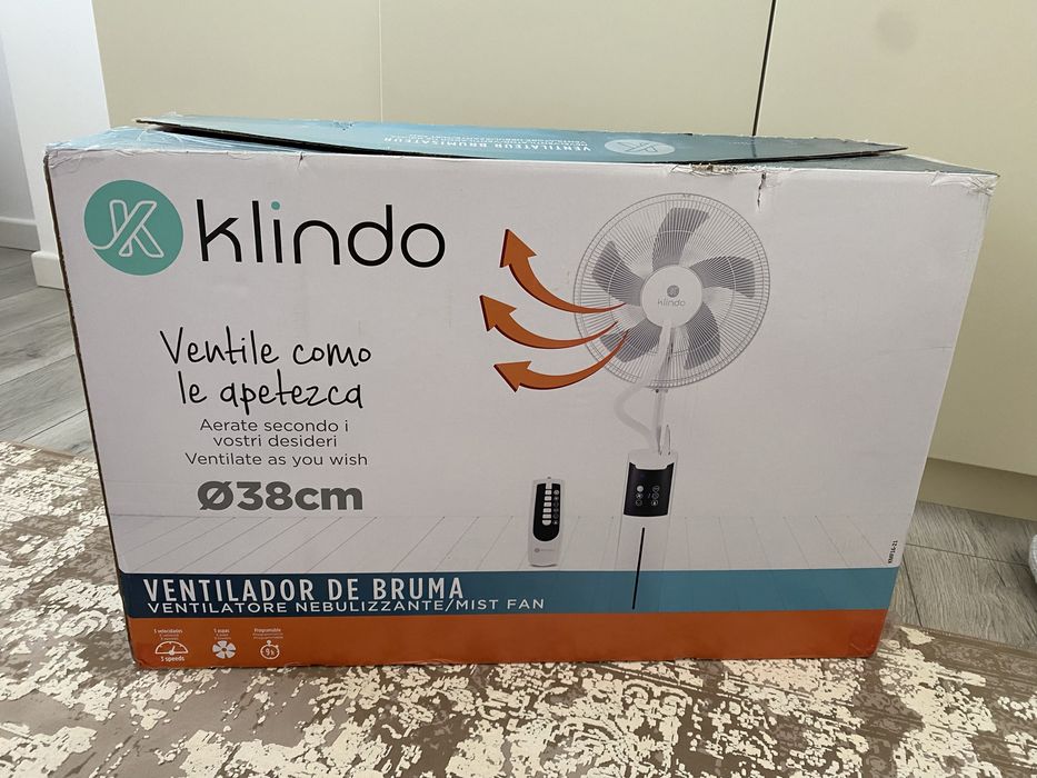Klindo Ventilator cu pulverizare apa/gheta