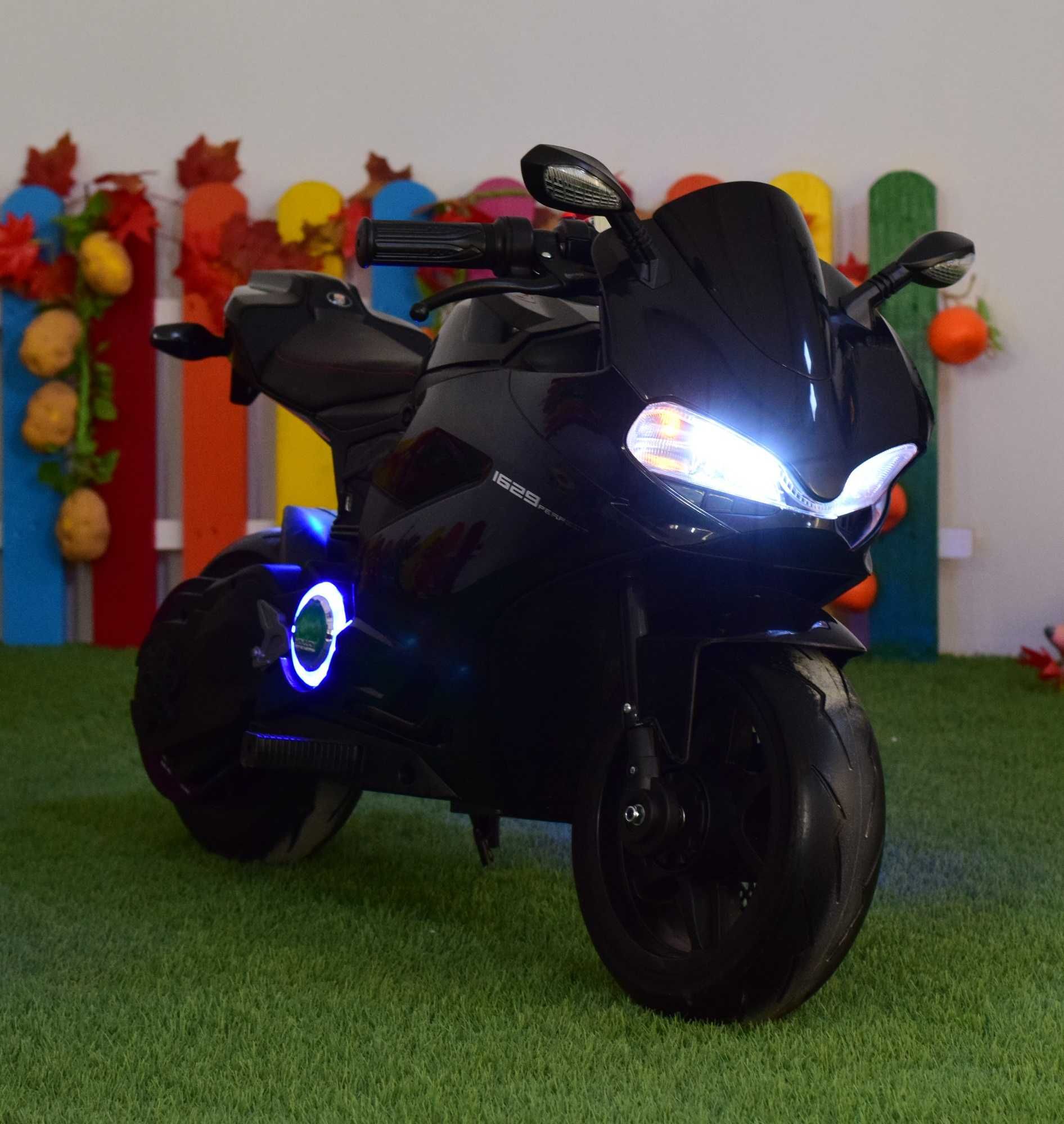 Motocicleta electrica pentru copii KinderAuto SX1629 250W 24V #Black