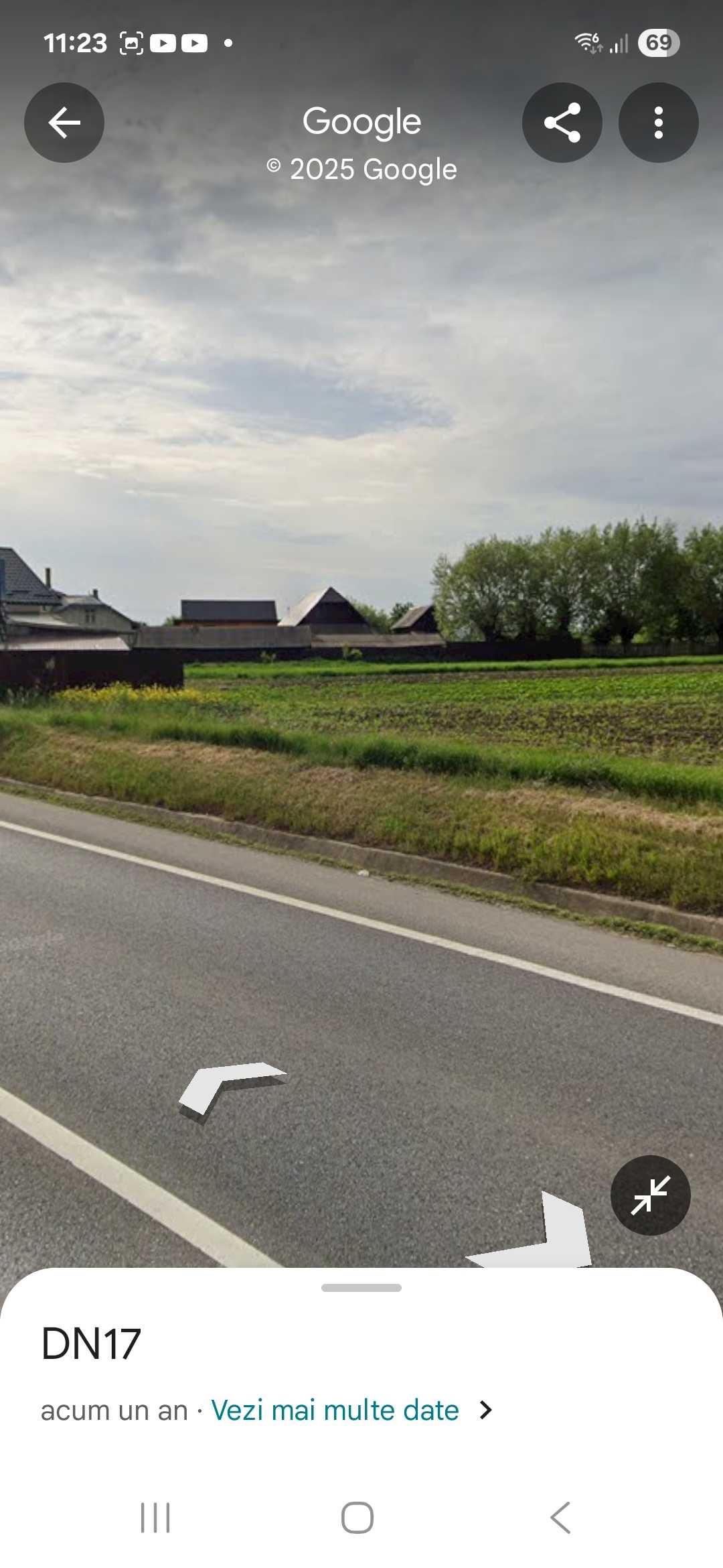 Teren 9141mp( 1161mp intravilan, 7980mp extravilan) Stroiesti Suceava