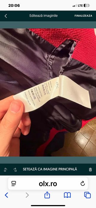 Urgent ! Ultimul preț ! Geaca  bomber Celine
